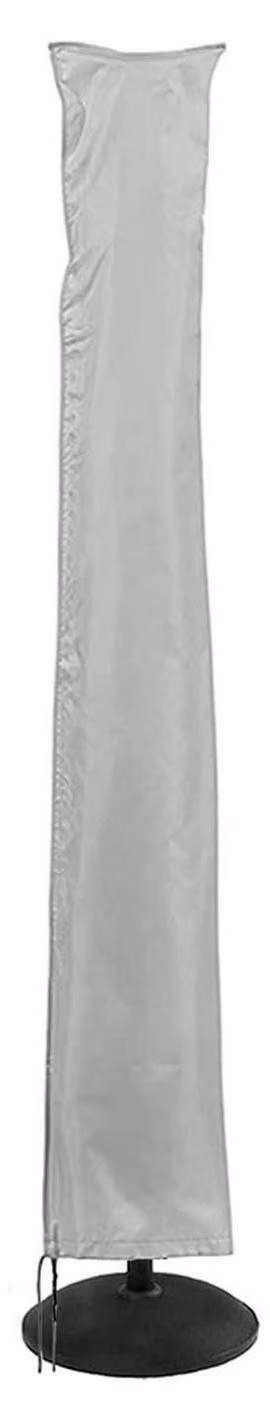 Copertura impermeabile e resistente al vento per ombrellone, dimensioni 262x89 cm, colore grigio, realizzata in tessuto Oxford