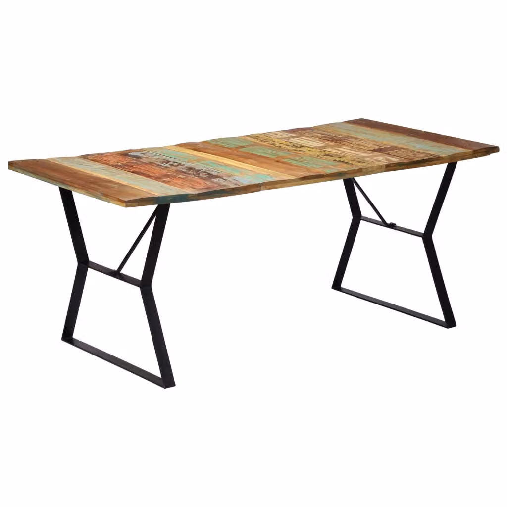 Maison Exclusive - Tavolo da pranzo 180x90x76 cm in legno massello di recupero
