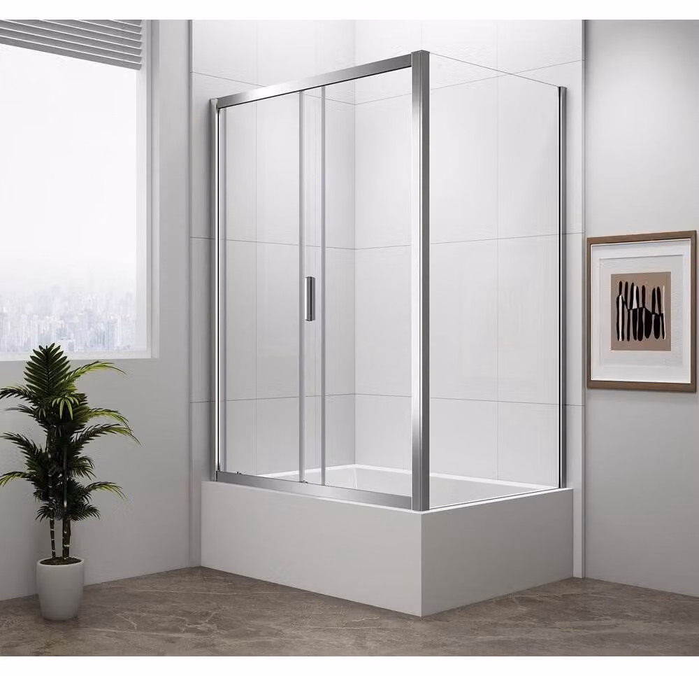 DEEP Cabina doccia rettangolare 1100x750mm variante L/R, vetro trasparente