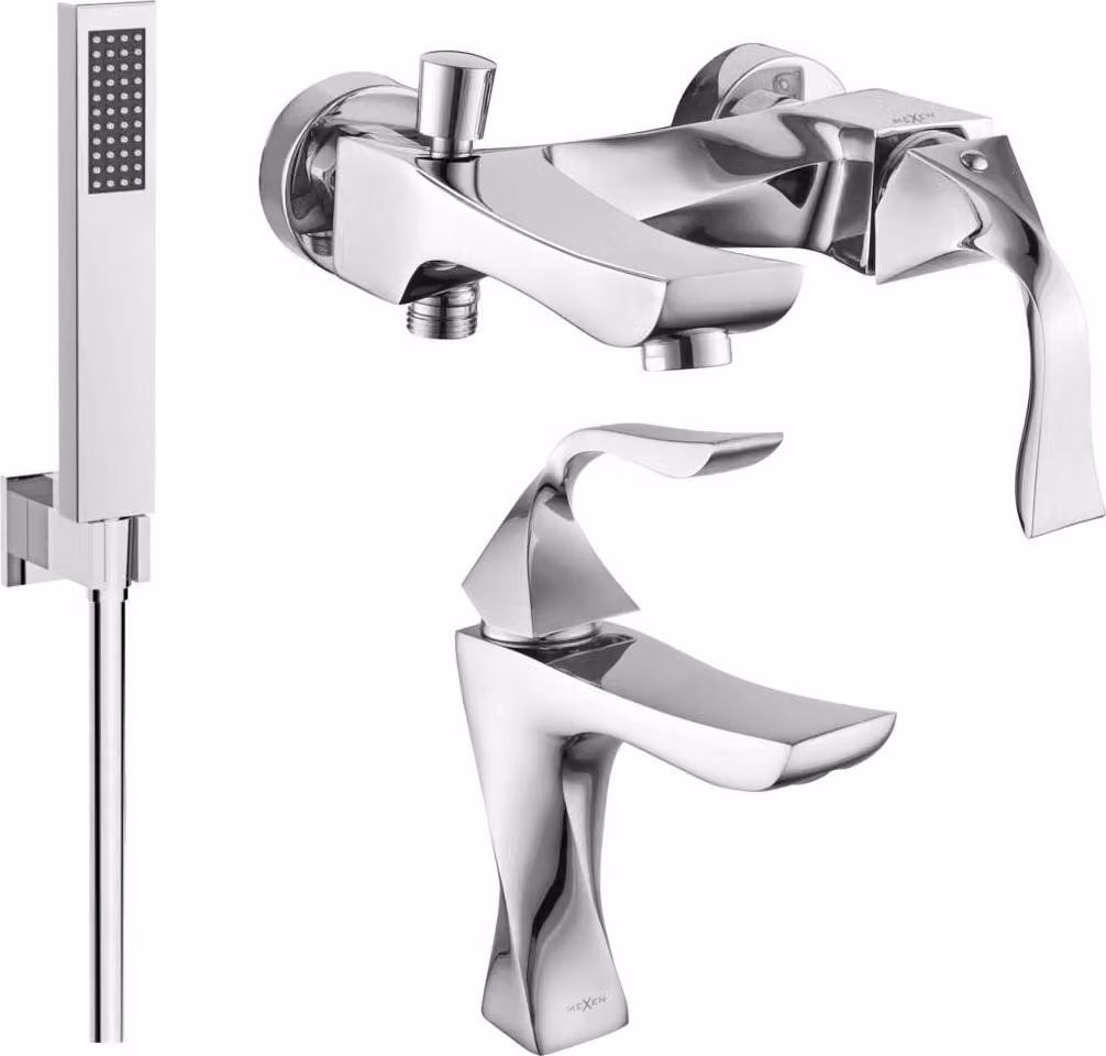 Mexen Estrella R02 set da bagno, cromato - 72303R02-00