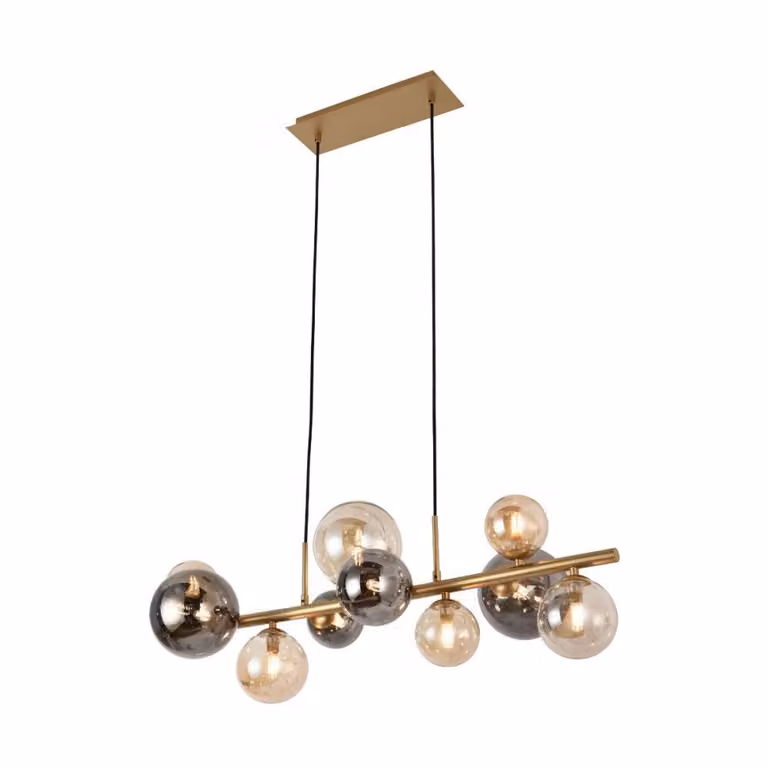 Lampada a sospensione VILLA MD5918-10-EGN, collezione Zuma Line