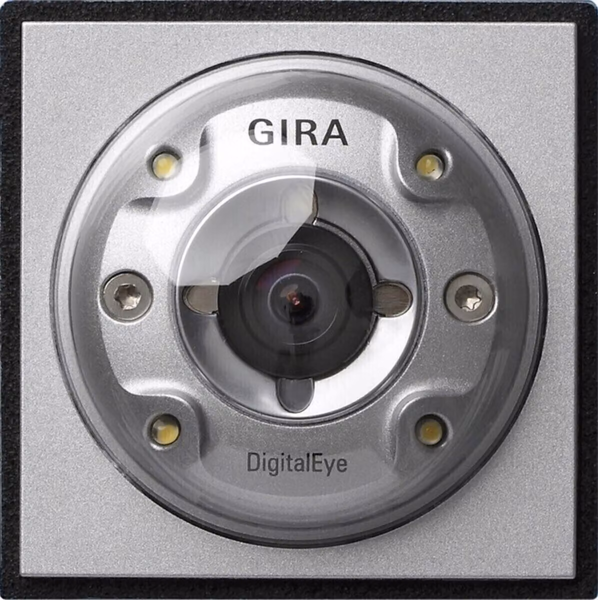 Gira telecamera a colori in alluminio, da incasso, per posto esterno 126565
