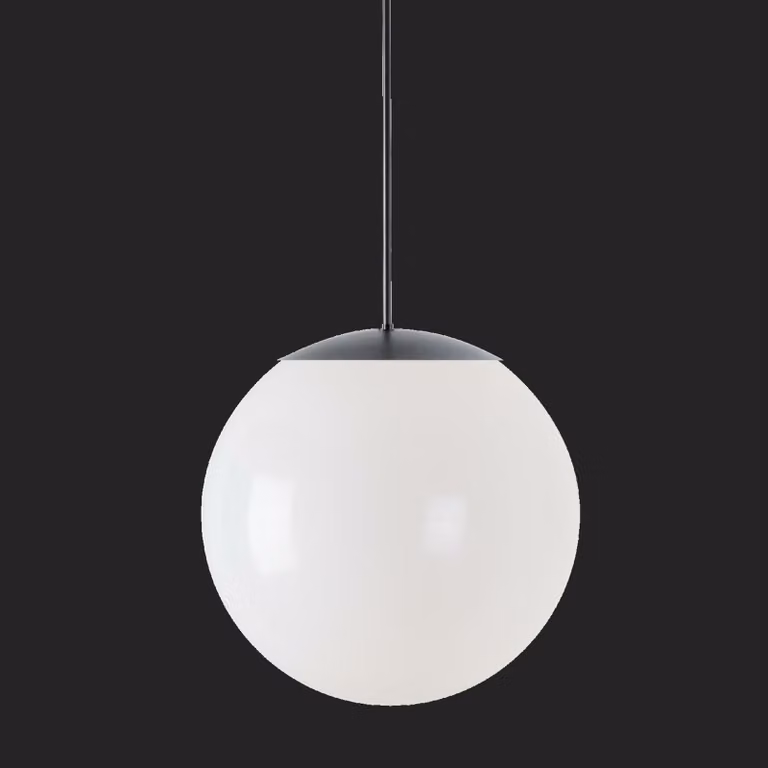 OSMONT ISI72741 ISIS S4 PM HP apparecchio a sospensione in plastica nero/bianco IP40 4000 K 58W LED combinazione di emergenza 3 h