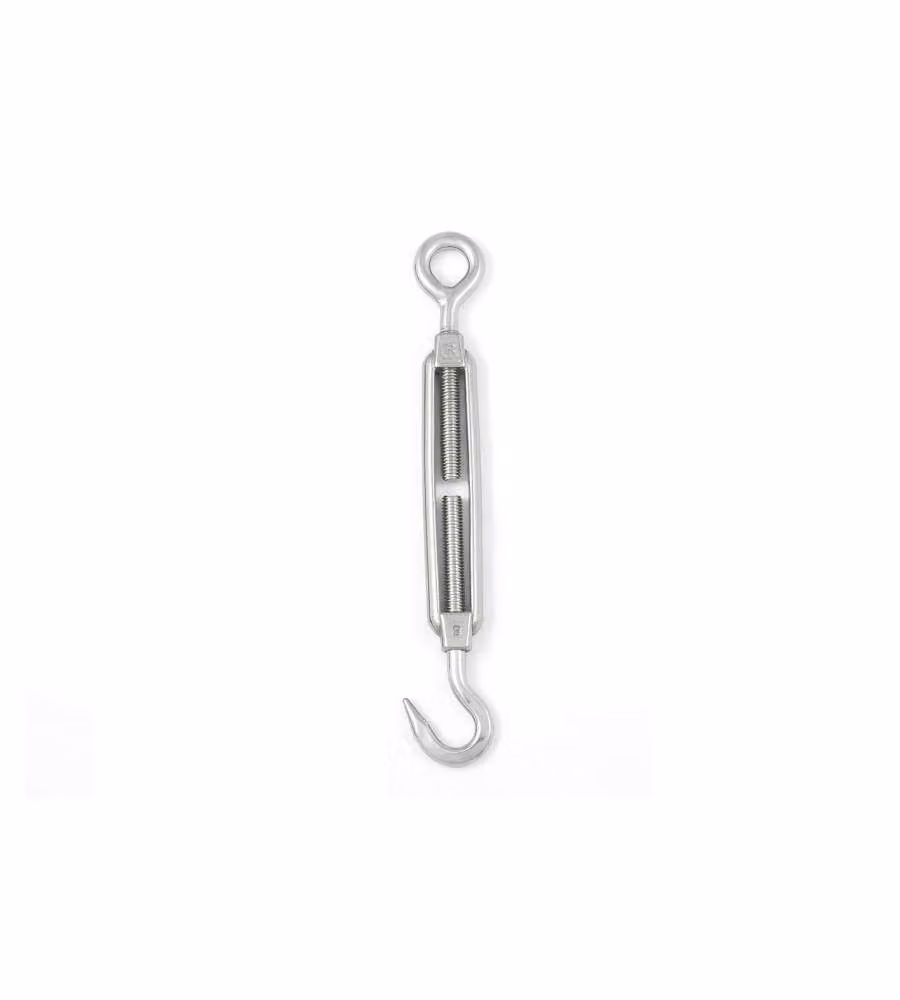 Tenditore occhio - gancio DIN 1480 - M20 acciaio zincato