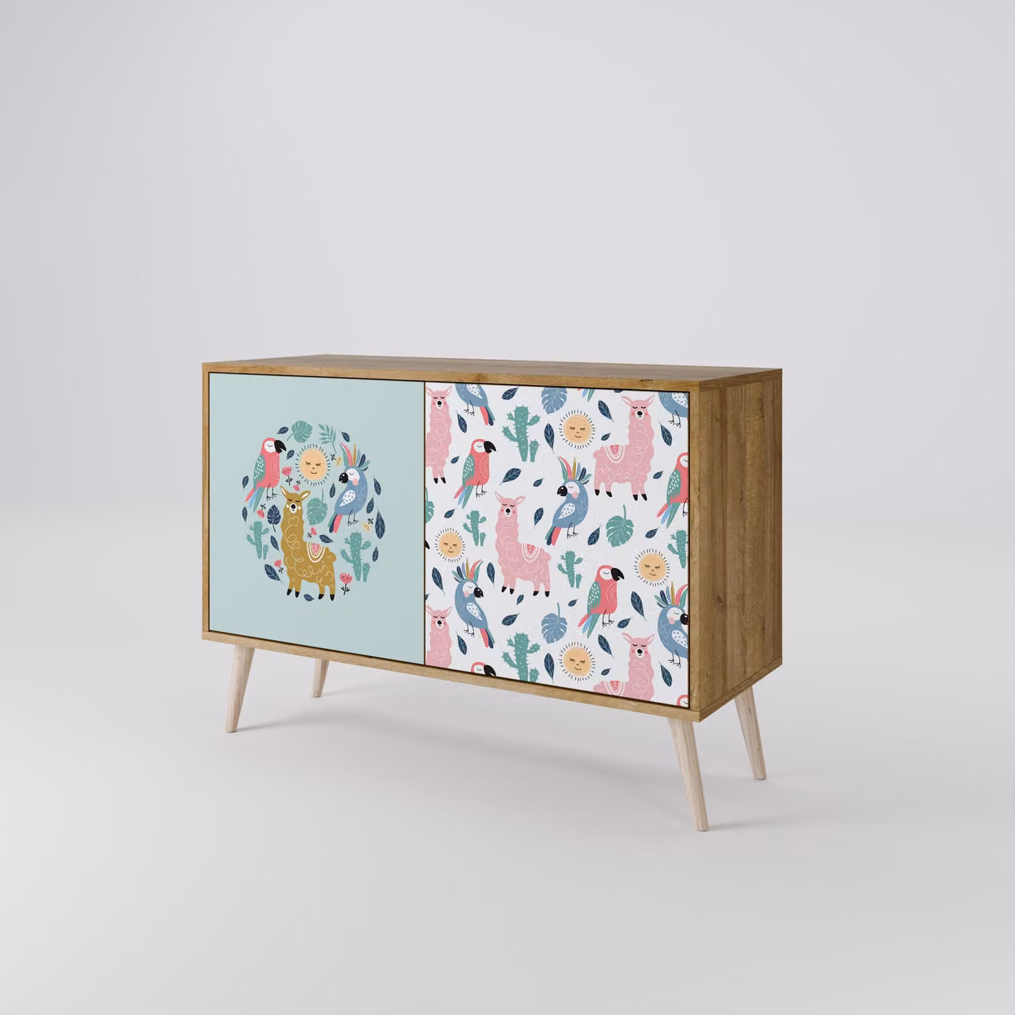 Cassettiera Spacerebels a 2 ante - credenza cassettiera - credenza alta - mobile guardaroba - soggiorno camera da letto - 57,5×111×42 (HxLxP)