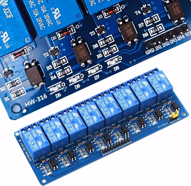 Rosfix Modulo Relè Arduino a 8 Canali da 5 V