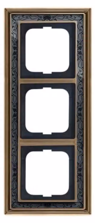 Busch Jaeger telaio 3-gang ms/arredamento antico anth 1723-843 (1754-0-4670)