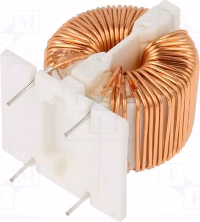 1x Drossel: Induttore, filo 3mH, montaggio a foro passante, 110mΩ, serie: SC, 250VAC, -25÷120°C, 2A, SC-02-30J, ad anello
