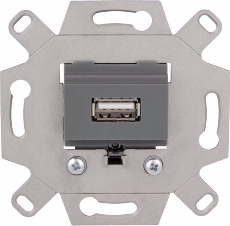 MERTEN MEG4581-0000 Inserto per presa USB singola, grigio topo
