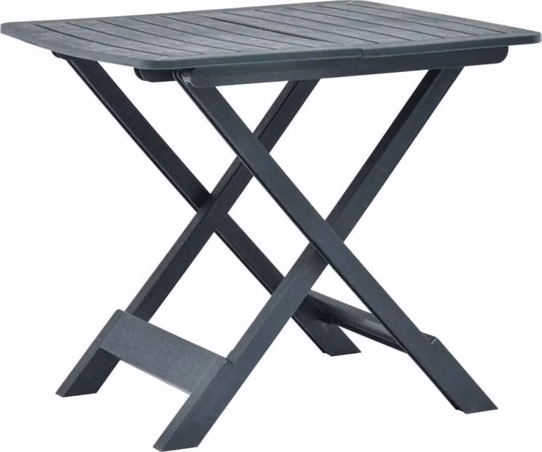 Maison Exclusive - Tavolo da giardino pieghevole verde 79x72x70 cm Plastica
