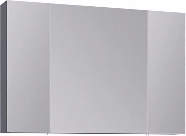 Mobile da bagno con specchio "Nuvola 100 v2" - 97 x 16 x 66 cm - Antracite