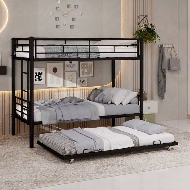 Letto a Castello Twin over Twin ¨C MINIMAL ¨C Metallo, con Rete, Struttura Robusta