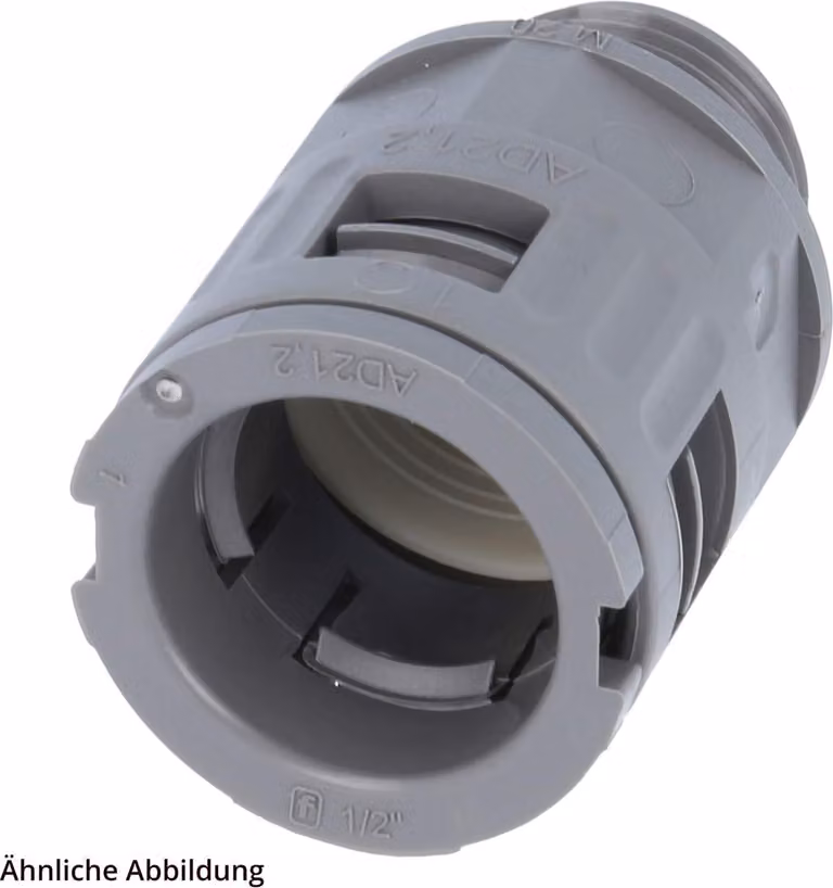 "RQG-P connettore rapido filettatura diritta PG9x1,41 per tubo diametro esterno 13,0mm alta tenuta con filettatura maschio"