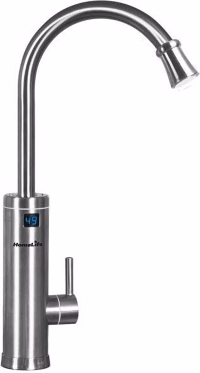 Rubinetto con scaldabagno elettrico INOX DIGITAL SDR-18DC-3H