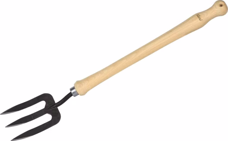 Forchetta IDEAL a 3 punte con manico in faggio 40 cm