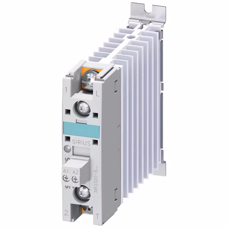 Contattore a semiconduttori Siemens 3RF2, monofase, AC51 20 A 48-460 V/24 V CC 3RF23203AA04