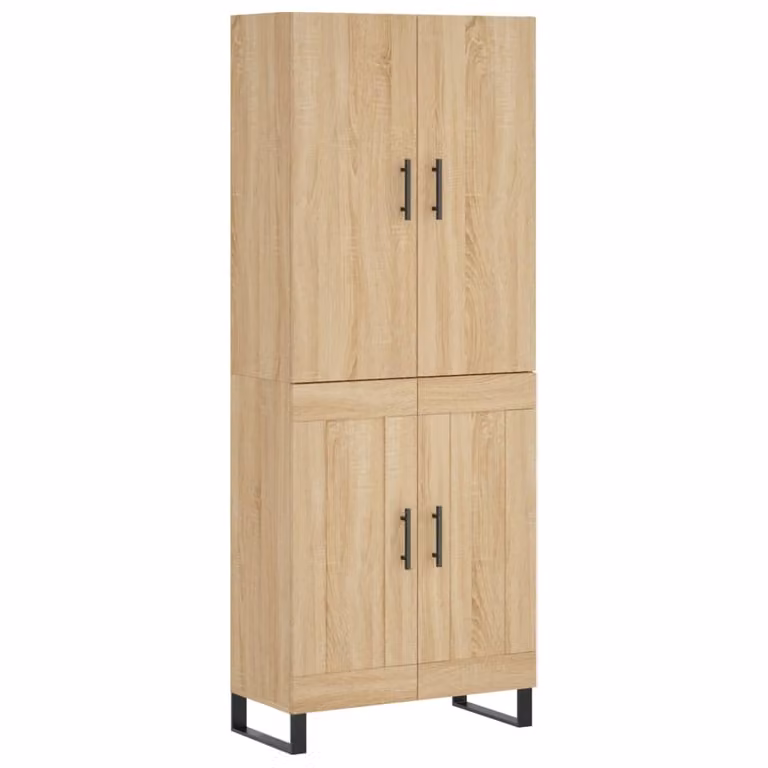 SYFAX™ Credenza Rovere Sonoma 69,5x34x180 cm in Legno Multistrato