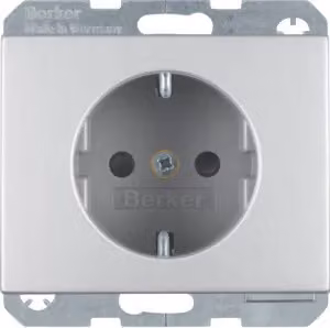 Berker 47357003 Presa SCHUKO in alluminio Berker K.5