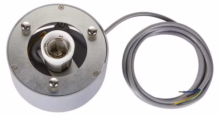 Lampada a sospensione SLV PARA DOME / Lampada per soggiorno, illuminazione interna, lampada a sospensione per sala da pranzo, LED, plafoniera / Attacco E27 150W, colore grigio