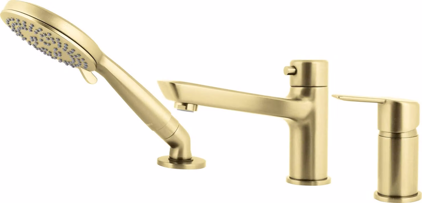 3-hole bathtub faucet