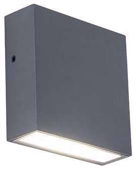 Lampada da parete per esterni a LED Lutec Gemini XF, antracite, IP54