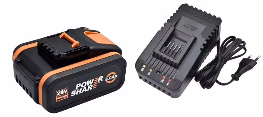 Sostituzione batteria, 20V, batteria agli ioni di litio, capacità 8000mAh, caricabatterie 8.0Ah x1
