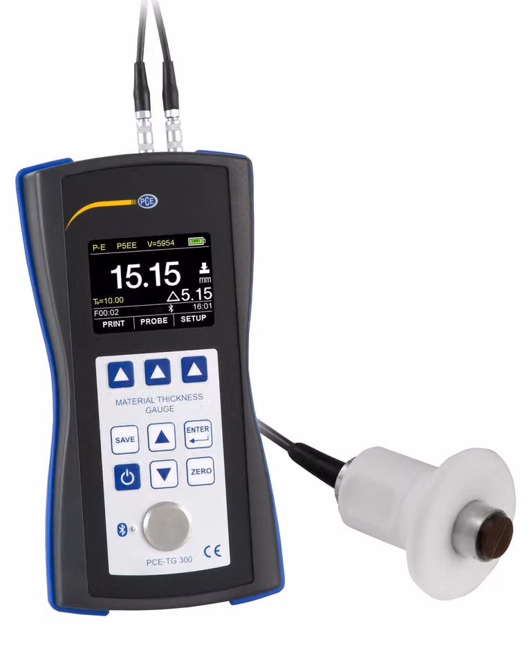 Misuratore di spessore materiali PCE Instruments modello PCE-TG 300-HT5