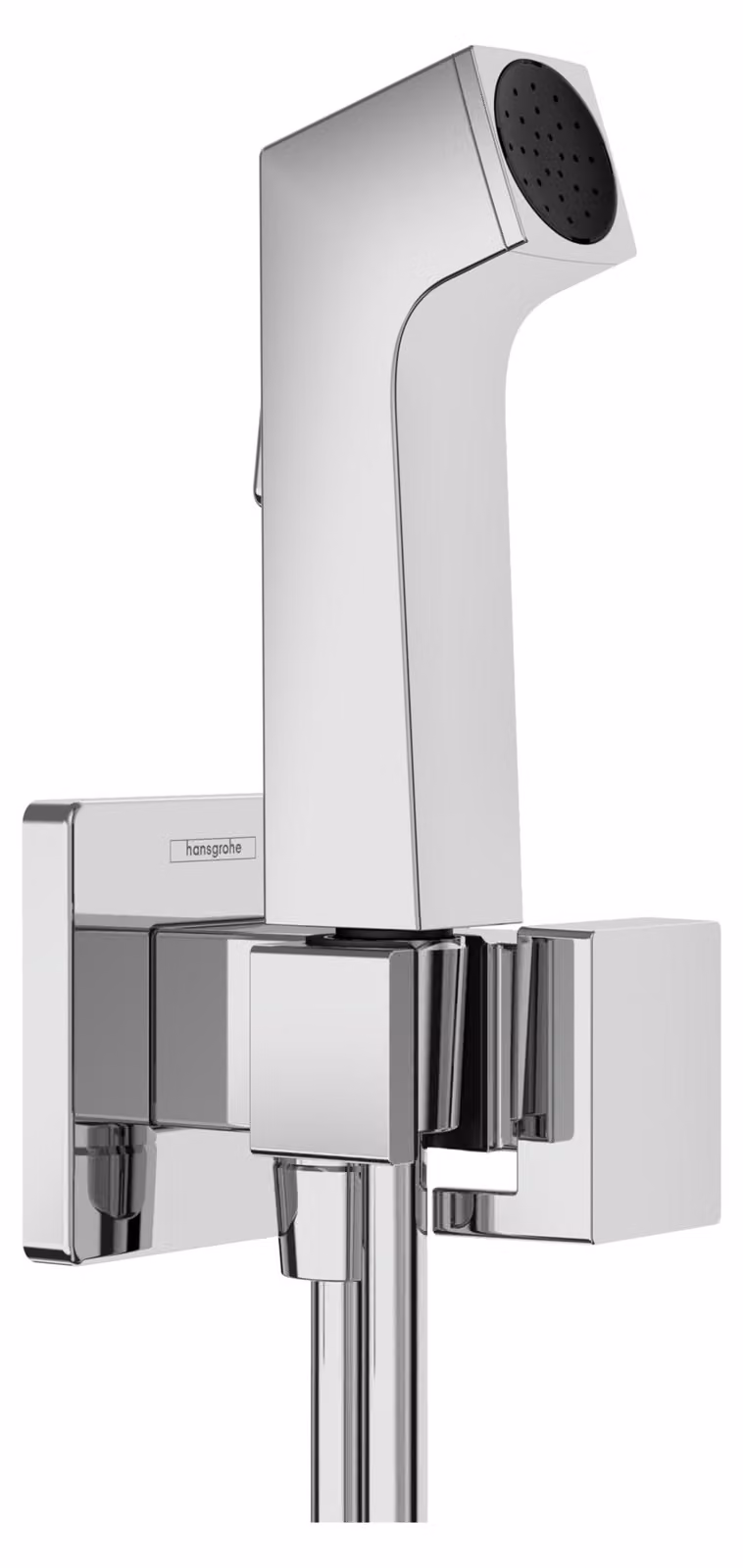 Doccia igienica EcoSmart, modello Chrom, con un getto, inclusi accessori