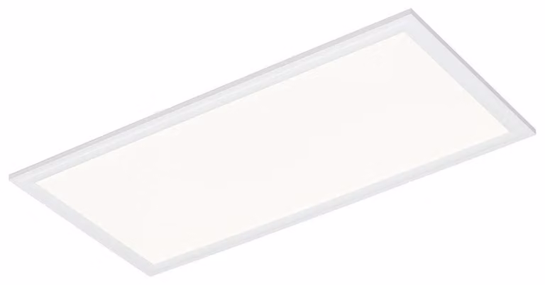 BRILONER Pannello LED semplice, luce bianca neutra, bianco, 59,5 x 29,5 x 6,2 cm