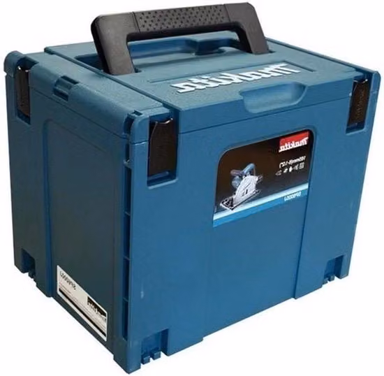 Connettore impilabile in plastica blu Makita per sistema Makpac 4 821552-6