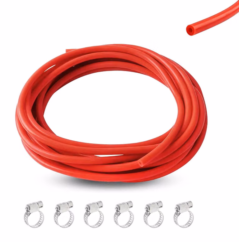Tubo flessibile in silicone da 6 metri con morsetti