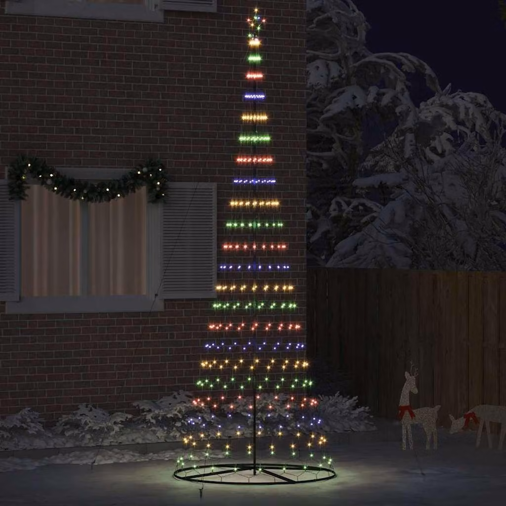 Maison Exclusive - Albero di Natale a LED, multicolore, 400 cm, struttura in metallo