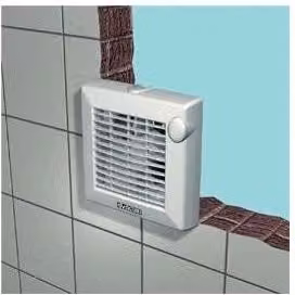 Aspiratore Elicoidale da Muro Vortice M 120-5 A LL Bianco 175 m3/h – 2
