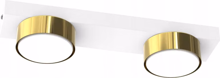 Lampada Da Soffitto Per Soggiorno A Led Loft Gx53 Bianco Oro Polonia