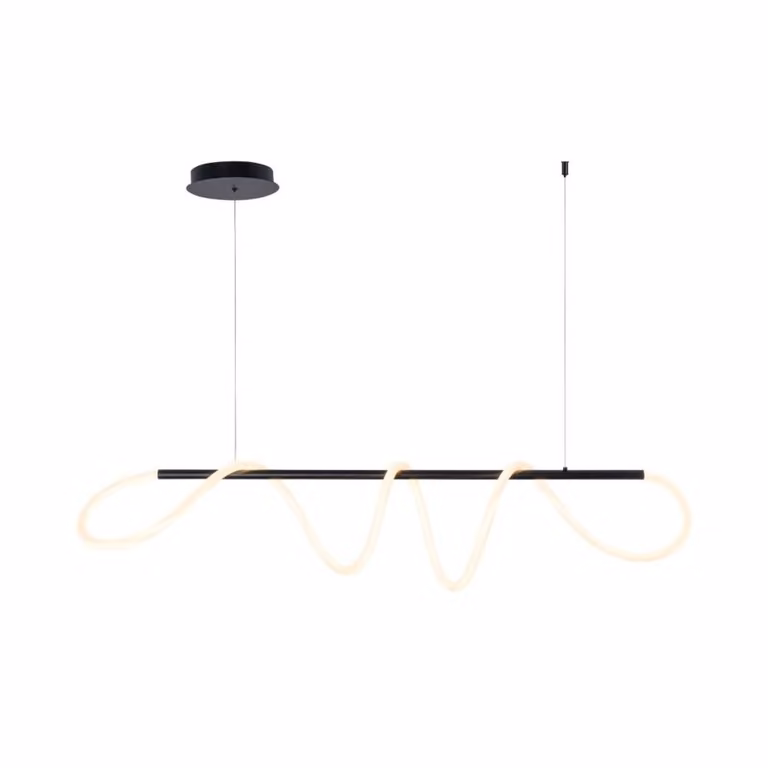 Lampada a sospensione LED 45W BALBO 20006PM-BK, collezione Zuma Line