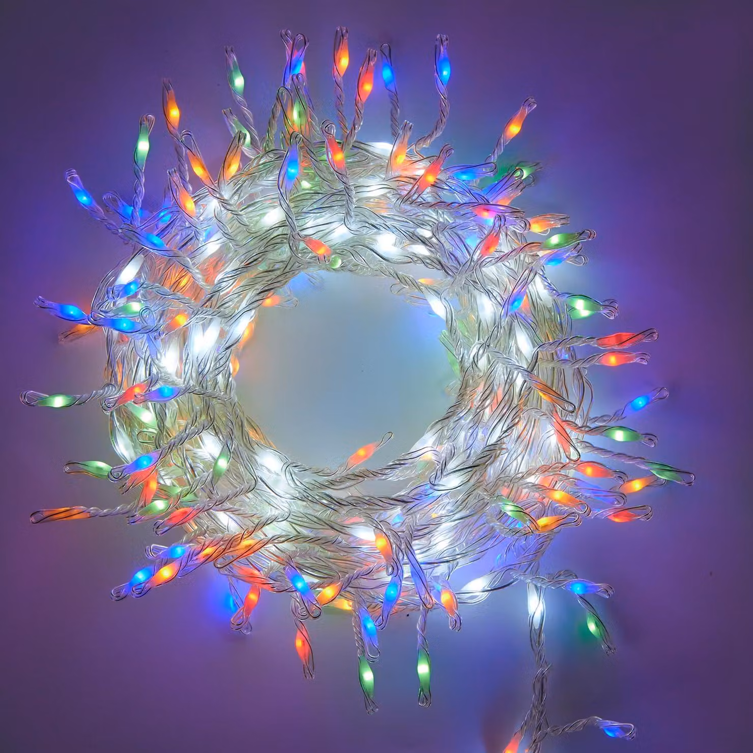 Catena luminosa Starlight, 300 LED, 5 metri, impermeabile, miscelazione RGB
