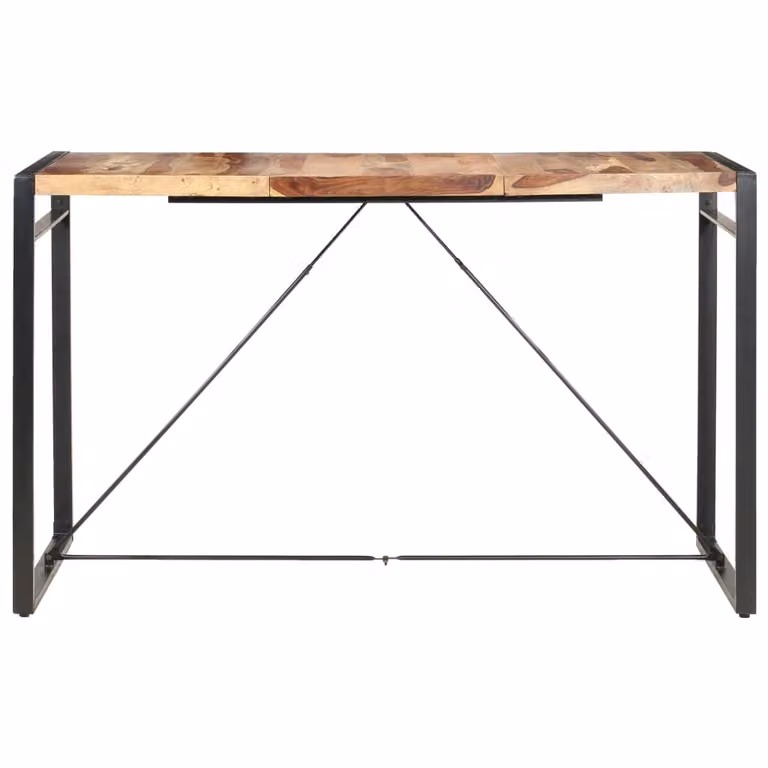 Tavolo da Bar 180x90x110cm in Legno Massello di Acacia