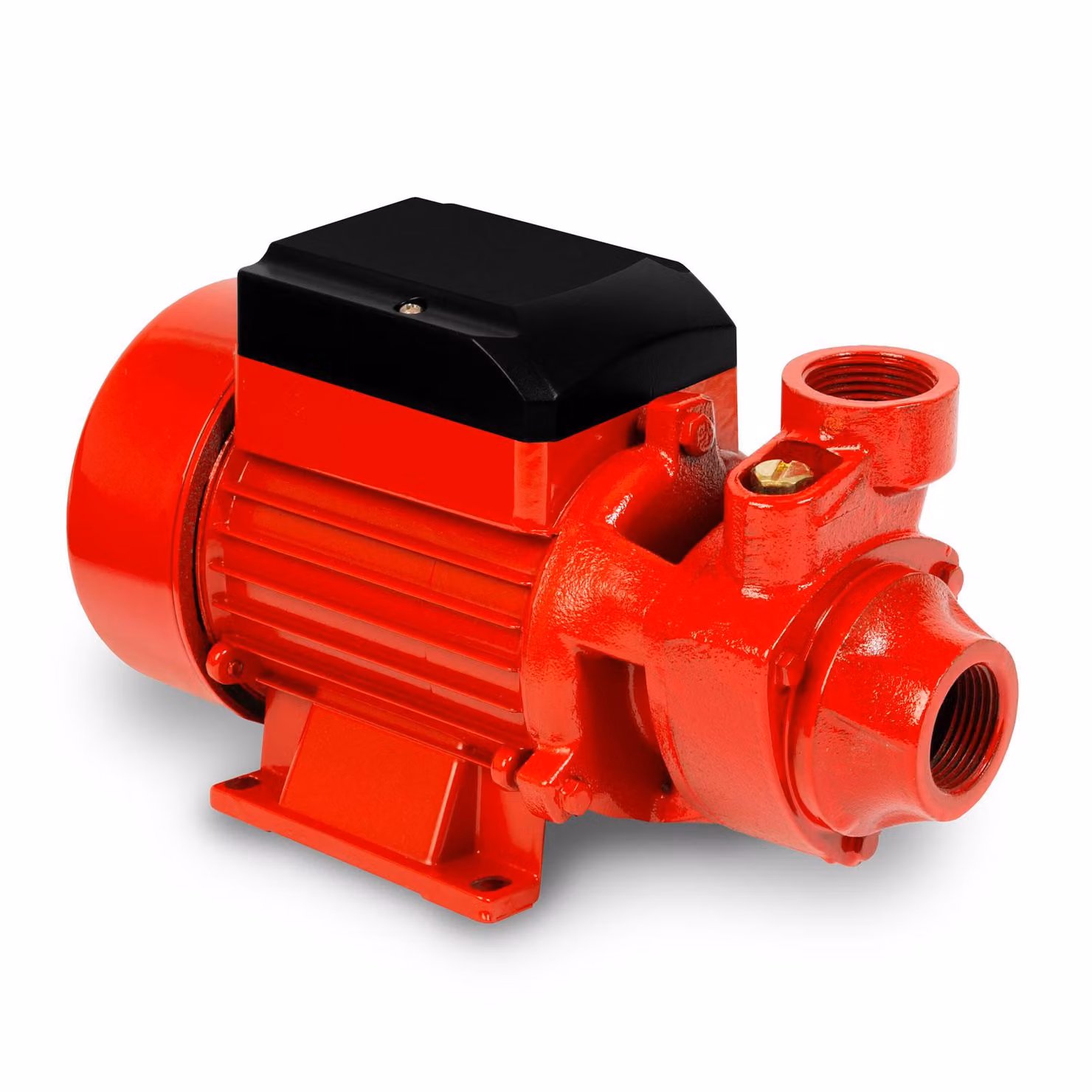 Pompa per acqua EBERTH pompa da giardino pompa centrifuga aspirante, attacco da 1 pollice, potenza 750 watt, prevalenza di aspirazione 8 m, prevalenza di mandata 50 m, portata 2.400 l/h