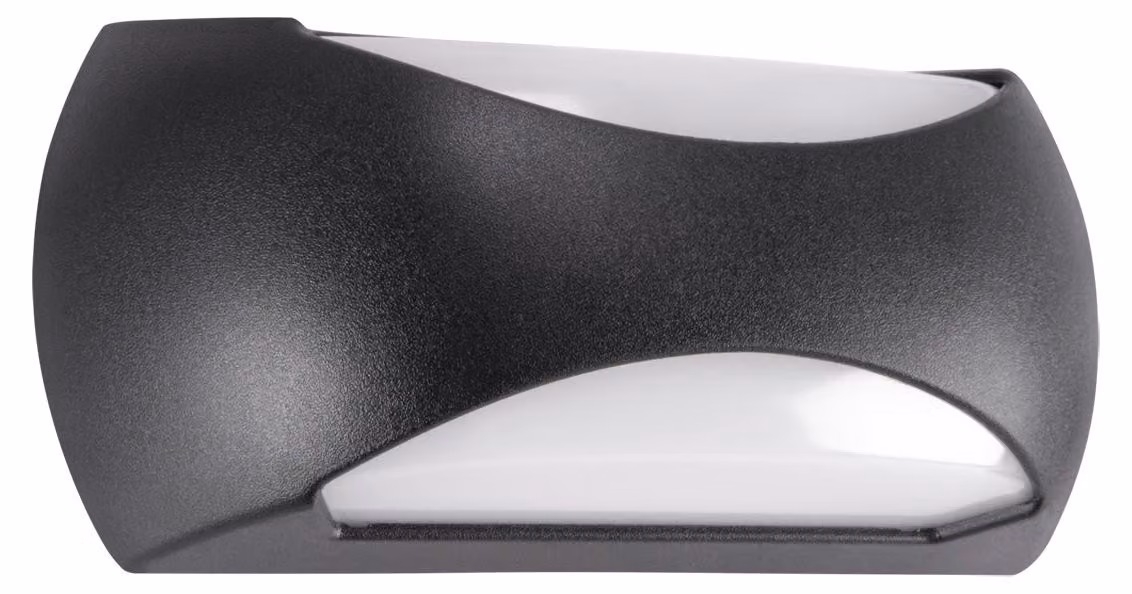 LED Enduro 2C lampada ermetica da facciata 12W nero