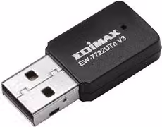 Adattatore Wi-Fi Single Band Edimax N300 Mini EW 7722UTN V3 Nero