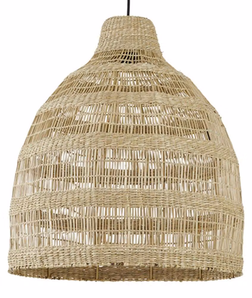 Lampada a sospensione - naturale - Sagar - materiali vegetali - Ø 50cm - E27 - 2960630 - Light & Living