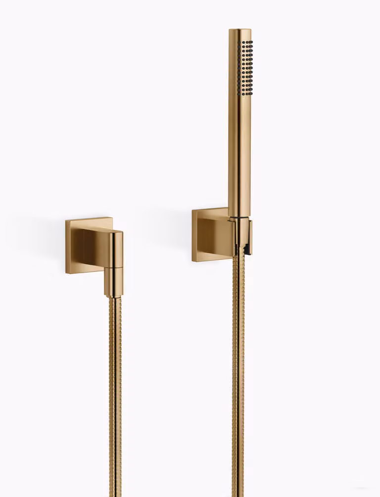 Garniture de douche flexible Dornbracht avec rosaces individuelles, 27808980-39, 27808980-39