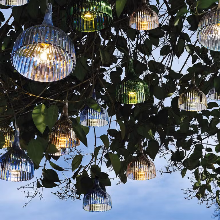 Kartell Lampada a sospensione É, Chiaro / Trasparente, Soggiorno / Sala da pranzo, Plastica, Design, Lampada a sospensione