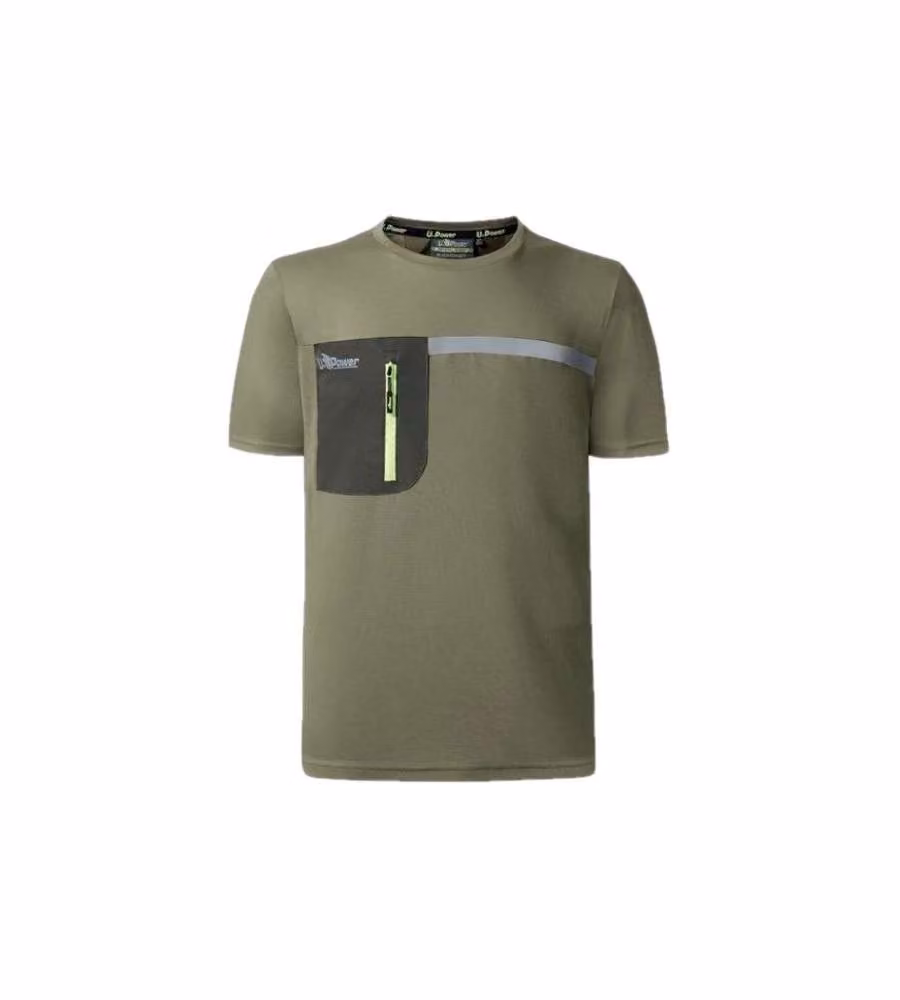 Maglietta T-Shirt Burnt Olive Xxl Christal Upower