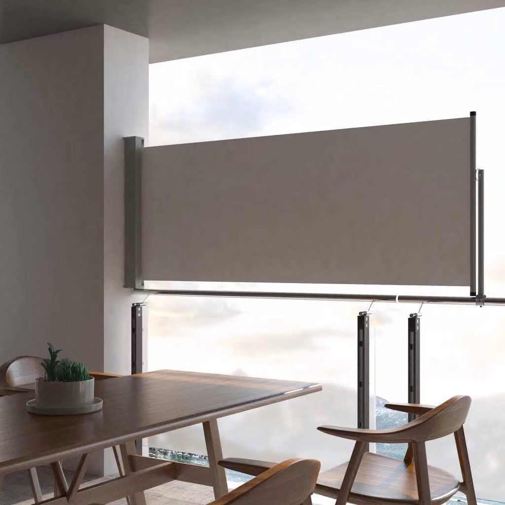 Maison Exclusive - Tenda laterale estensibile 100x300 cm Grigio