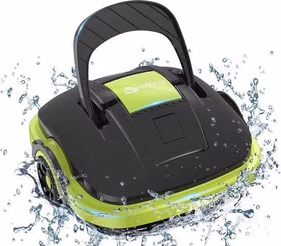 Pulitore di piscina potente con motori doppi per una pulizia efficiente