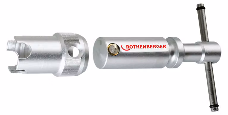 Rothenberger RO-QUICK, set di valvole a vite, con adattatore, 1 pz.
