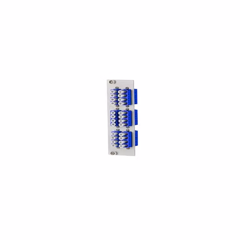Metz Connect OpDAT REGpro Front 3U, 7T 6xLC-Q UPC OS2 (Vetroceramica, blu) 15024A7106-E