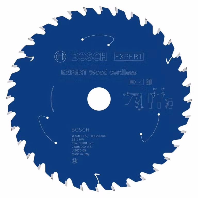 Lama circolare Bosch EXPERT Wood, 160x1,45x20 mm, Z36