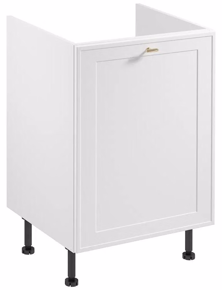 Mobile sottolavabo SALERNO - larghezza 60 cm, bianco + pattumiere GRATUITE